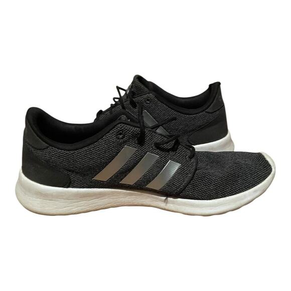 Adidas women's cloud foam qt racer running sneakers Grey silver size 9 - Picture 6 of 7